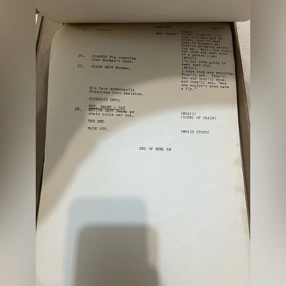❌SOLD❌Original Psycho Dialogue Movie Script Signed By Book Author Robert Bloch - Picture 12 of 14